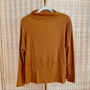 Anthropologie honey-colored pullover